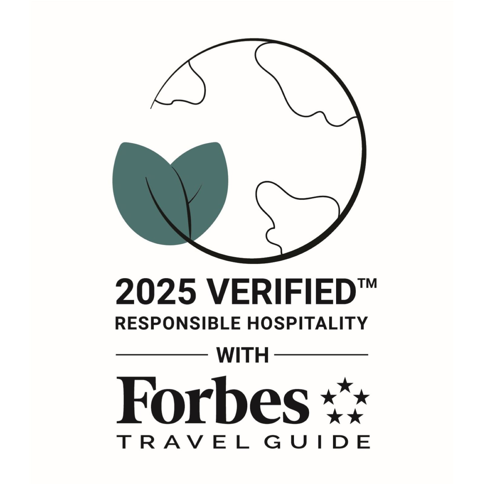 Logo of the 2025 Verified responsible Hospitality