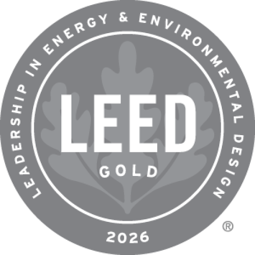 Leed Gold 2026 award logo