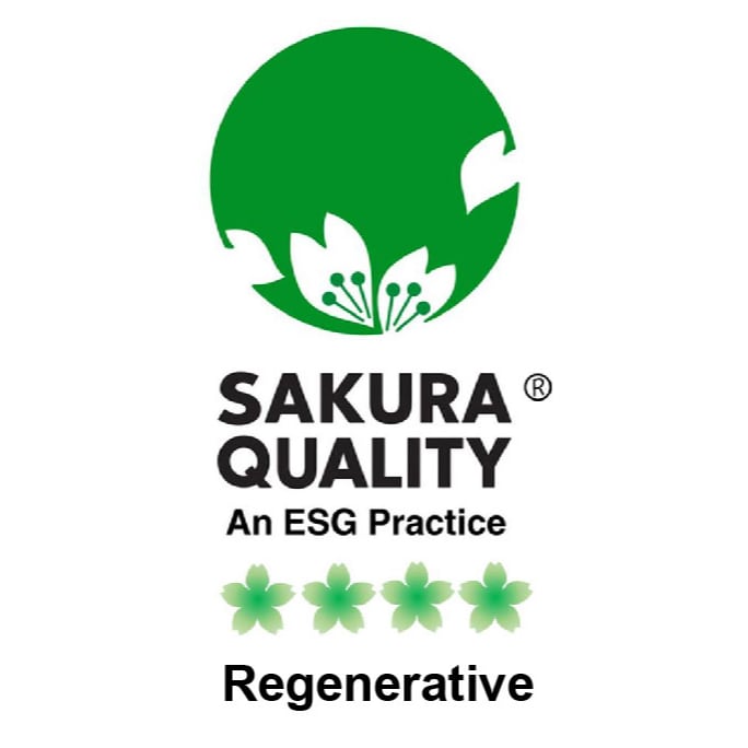 Sakura quality regenerative logo