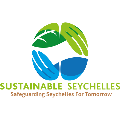 Green and Blue sustainable seychelles logo