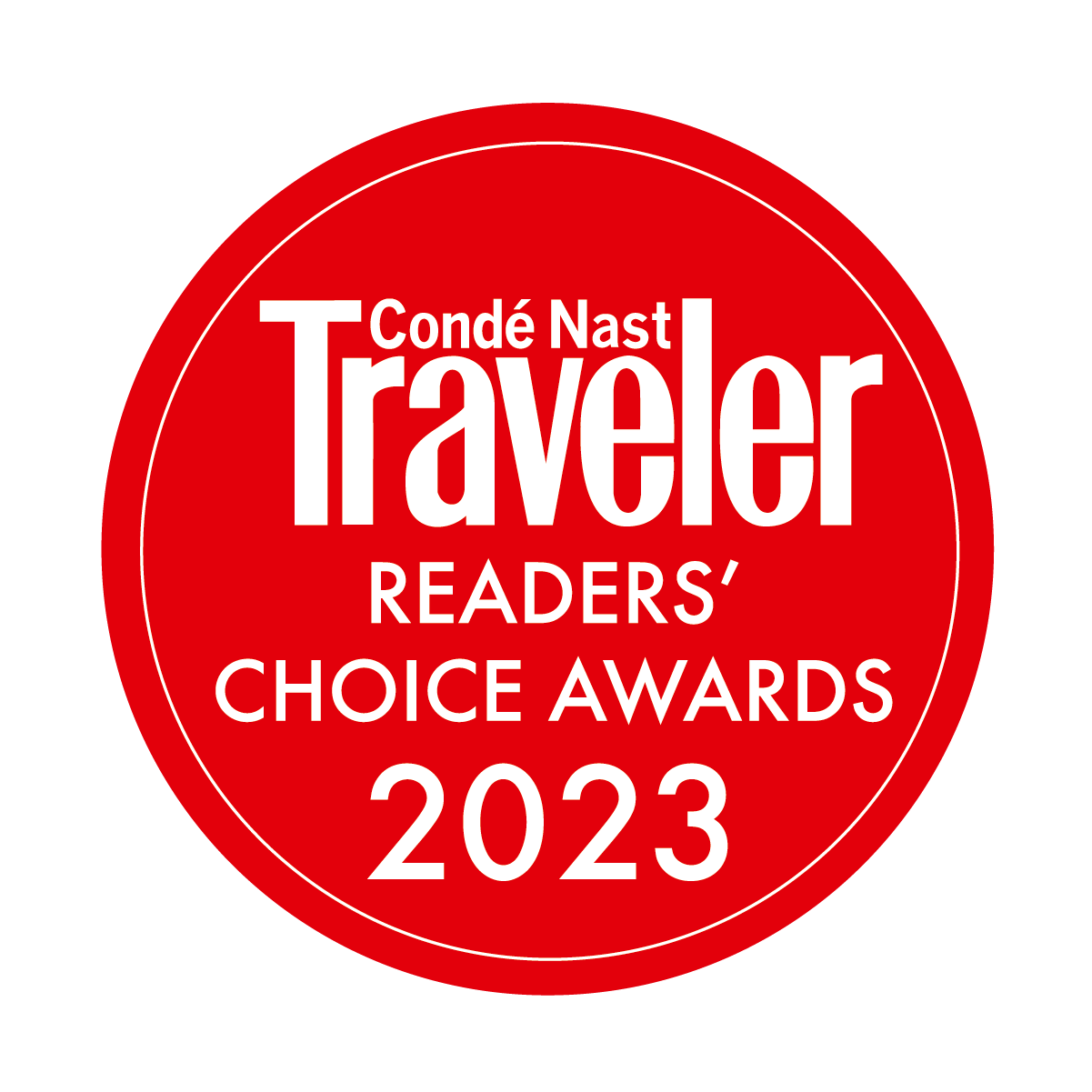 2023 Conde Nast Traveler Readers' Choice Awards