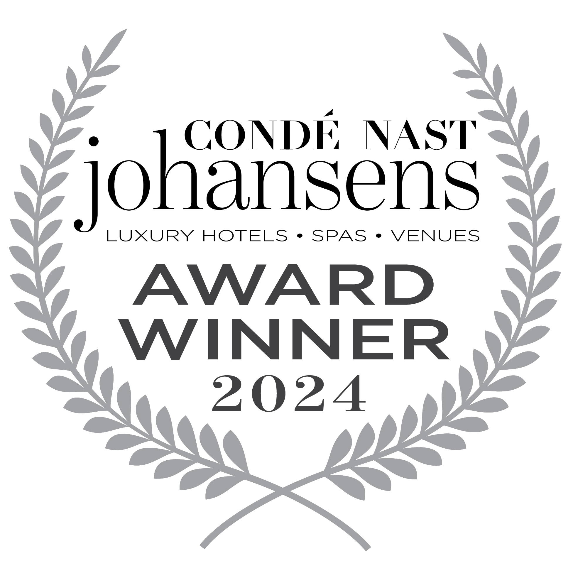 2024 年 Condé Nast Johansens 奖优胜者徽标