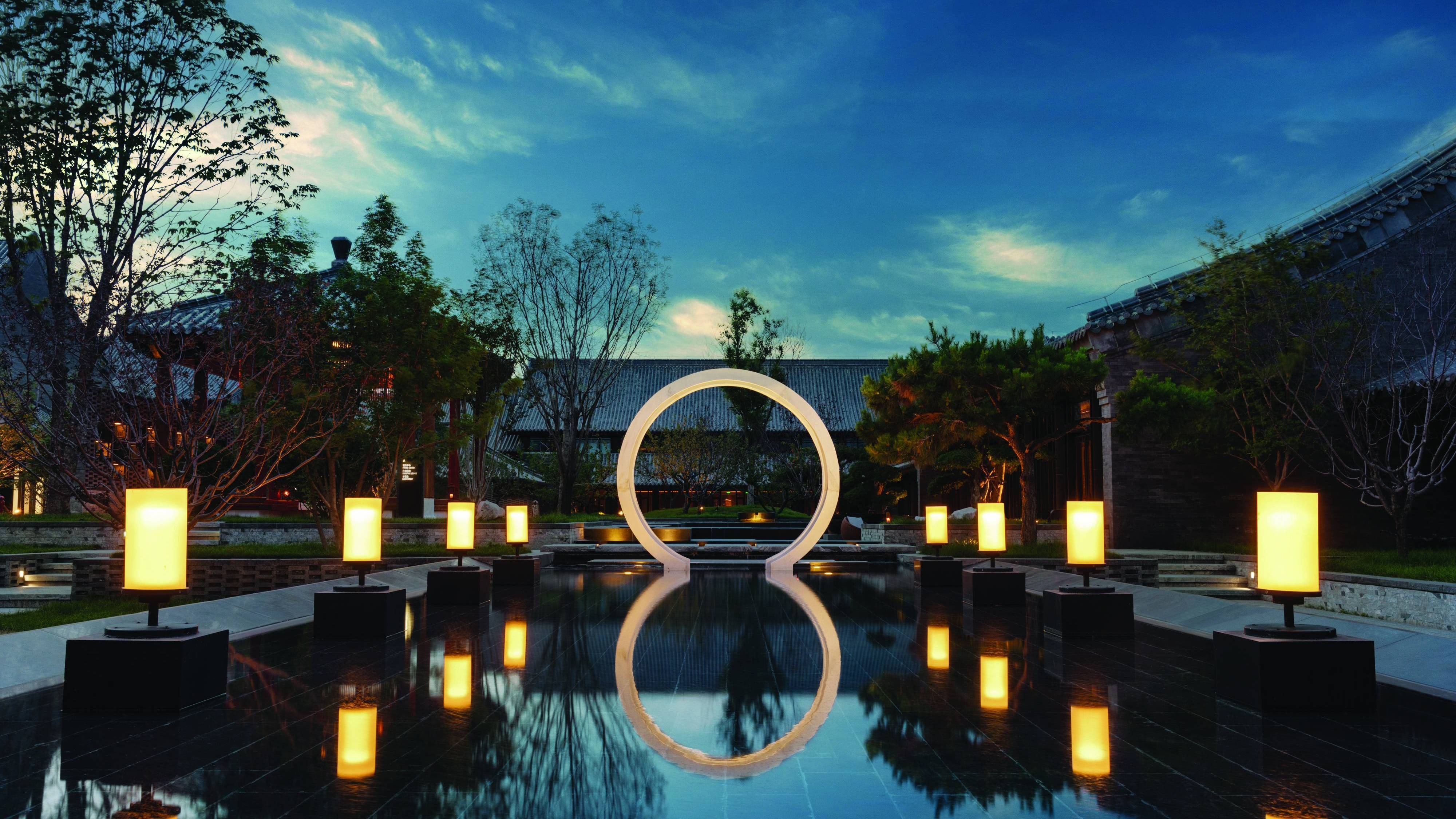 曲阜鲁能JW万豪酒店中庭景观​