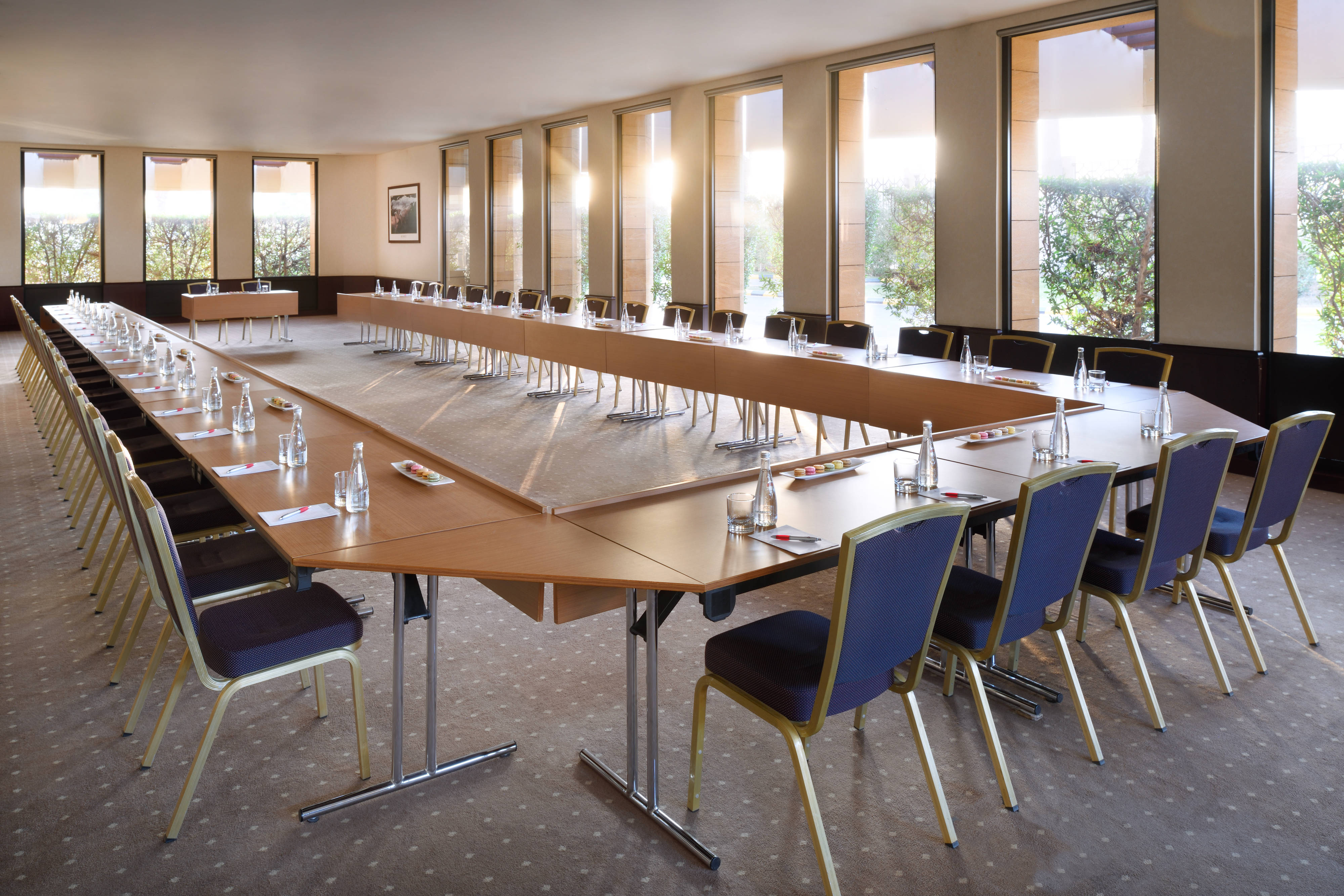 Meeting Room U-Shape Setup