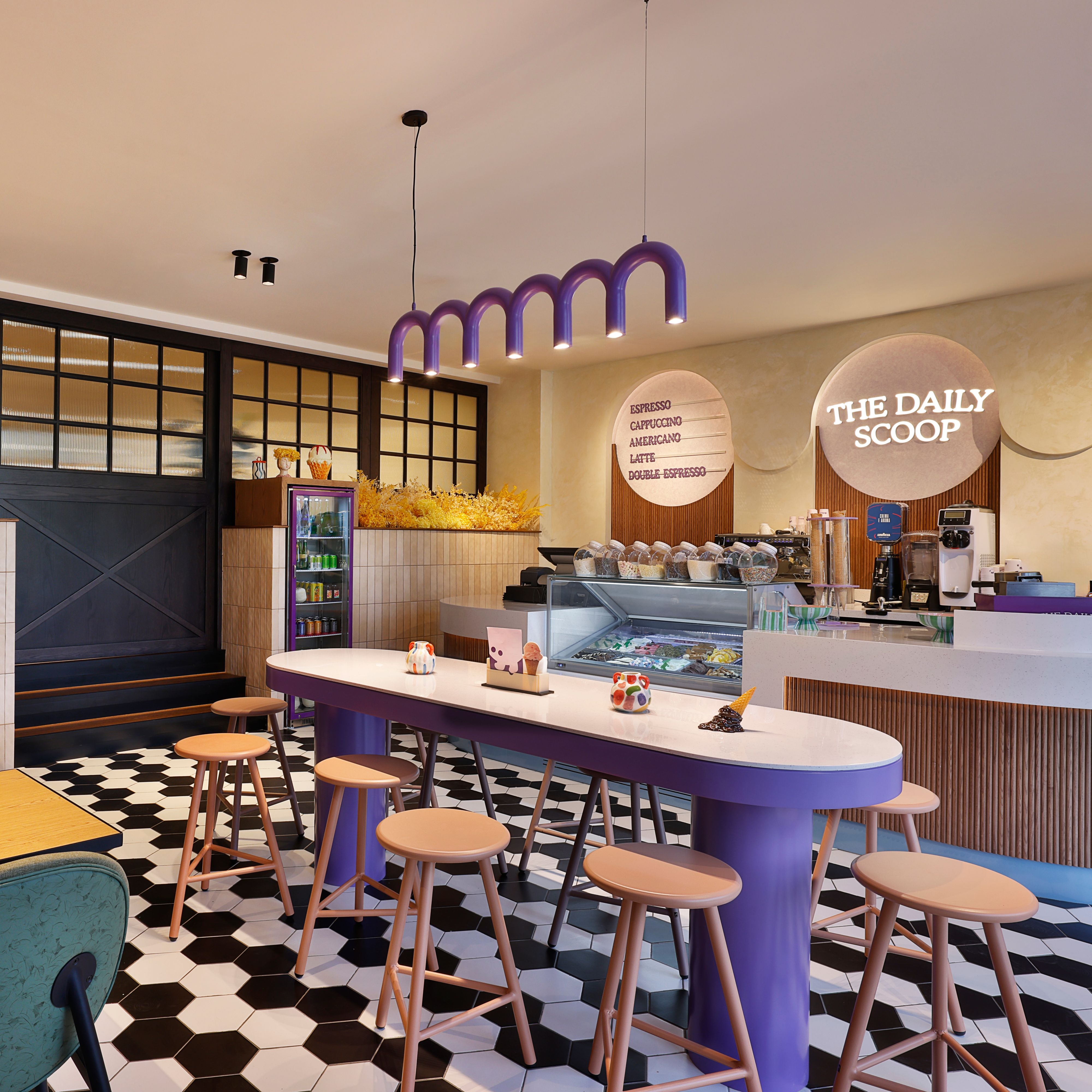 室内装潢和空间视图 