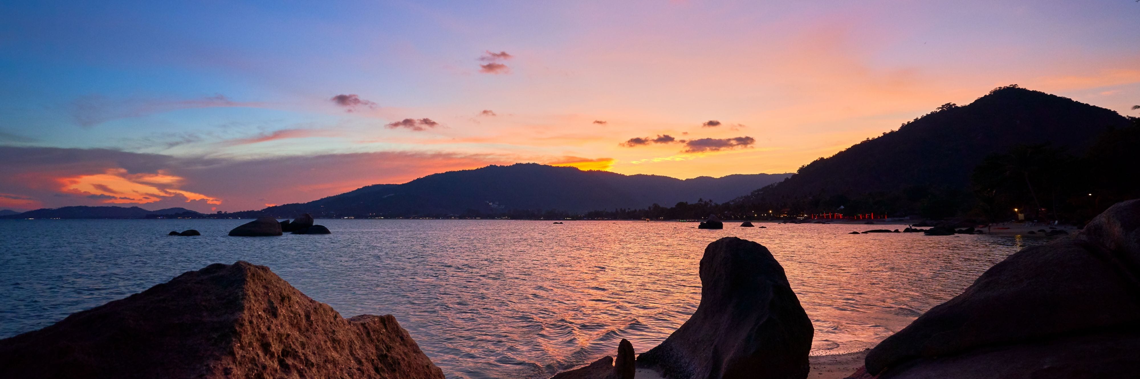 苏梅岛沿岸的风光