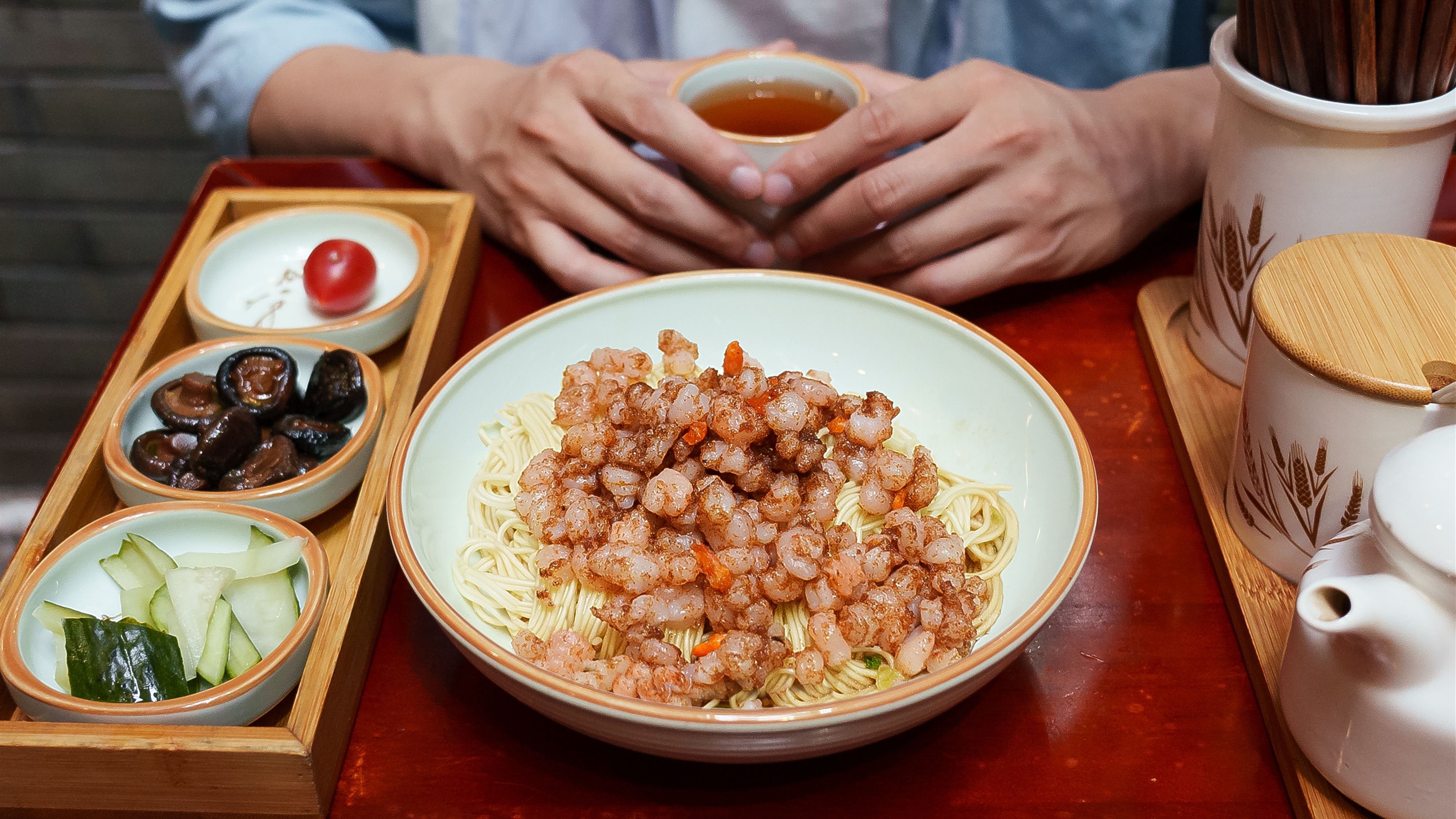 苏州拌面和小菜