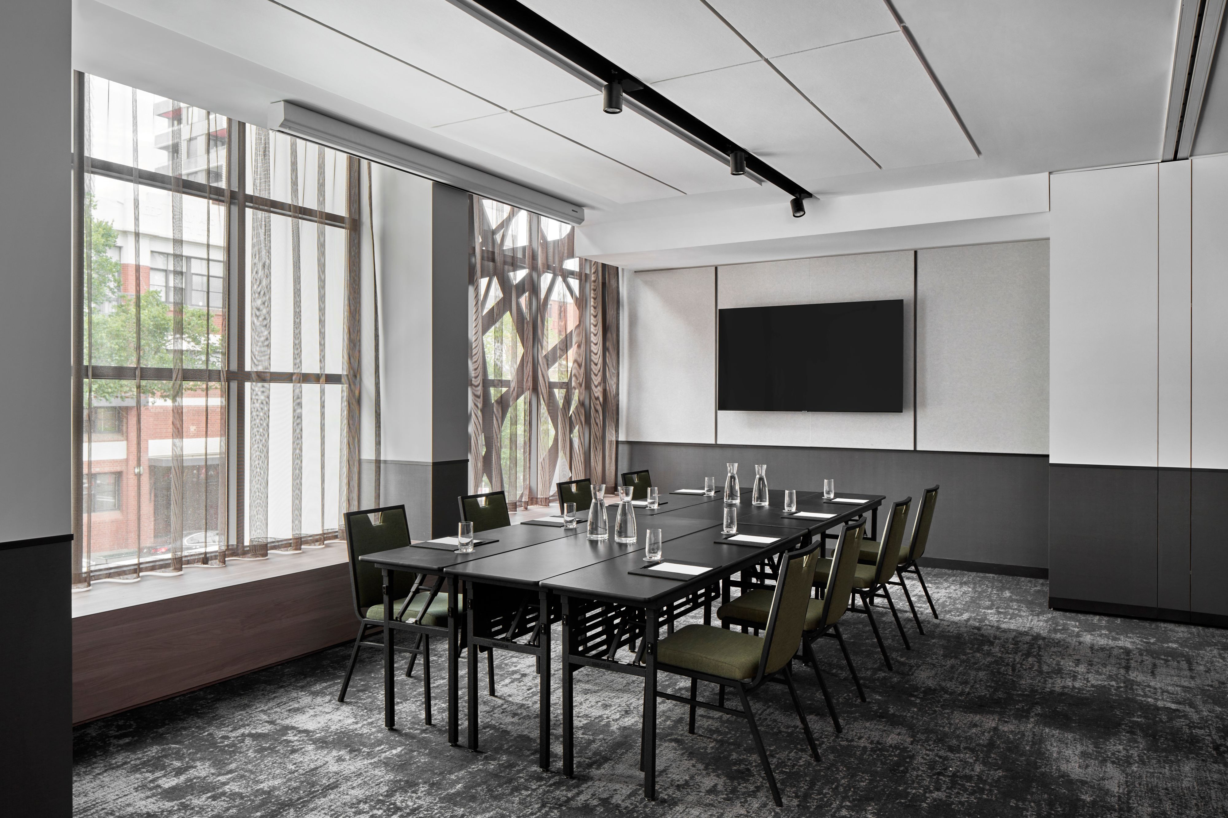 Meeting room with plenty of natural light