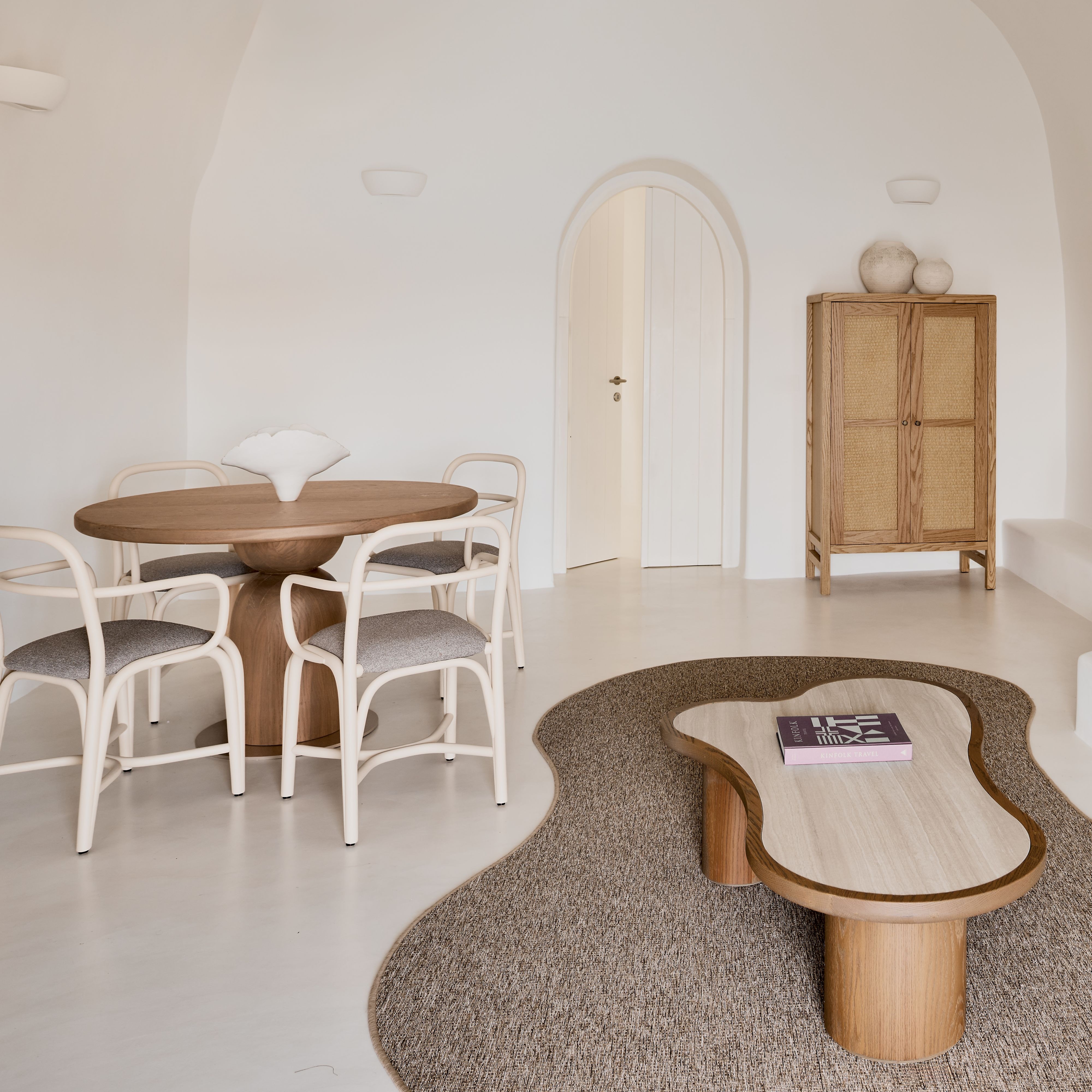 Couch, coffee table, dining table 