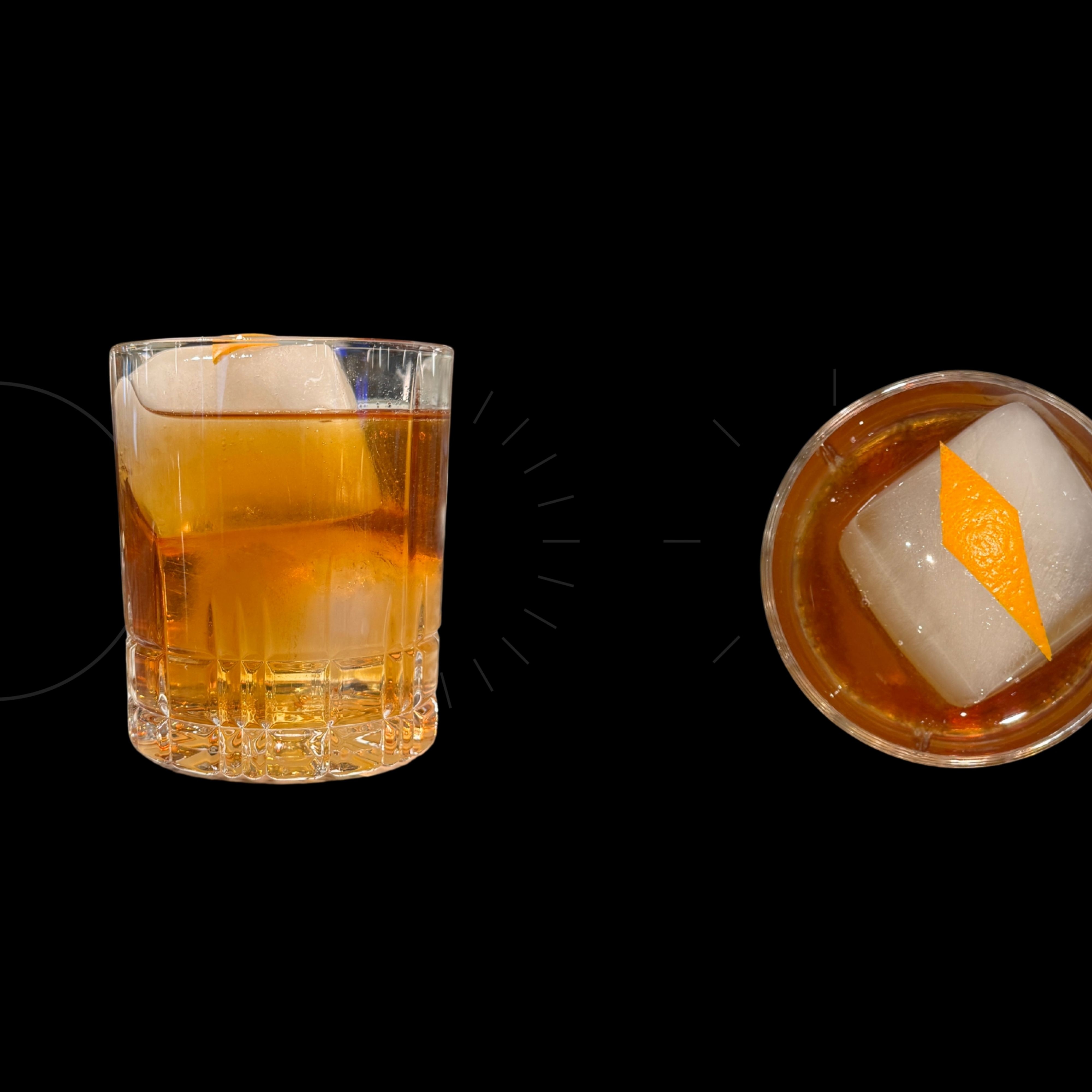 淡橙色鸡尾酒