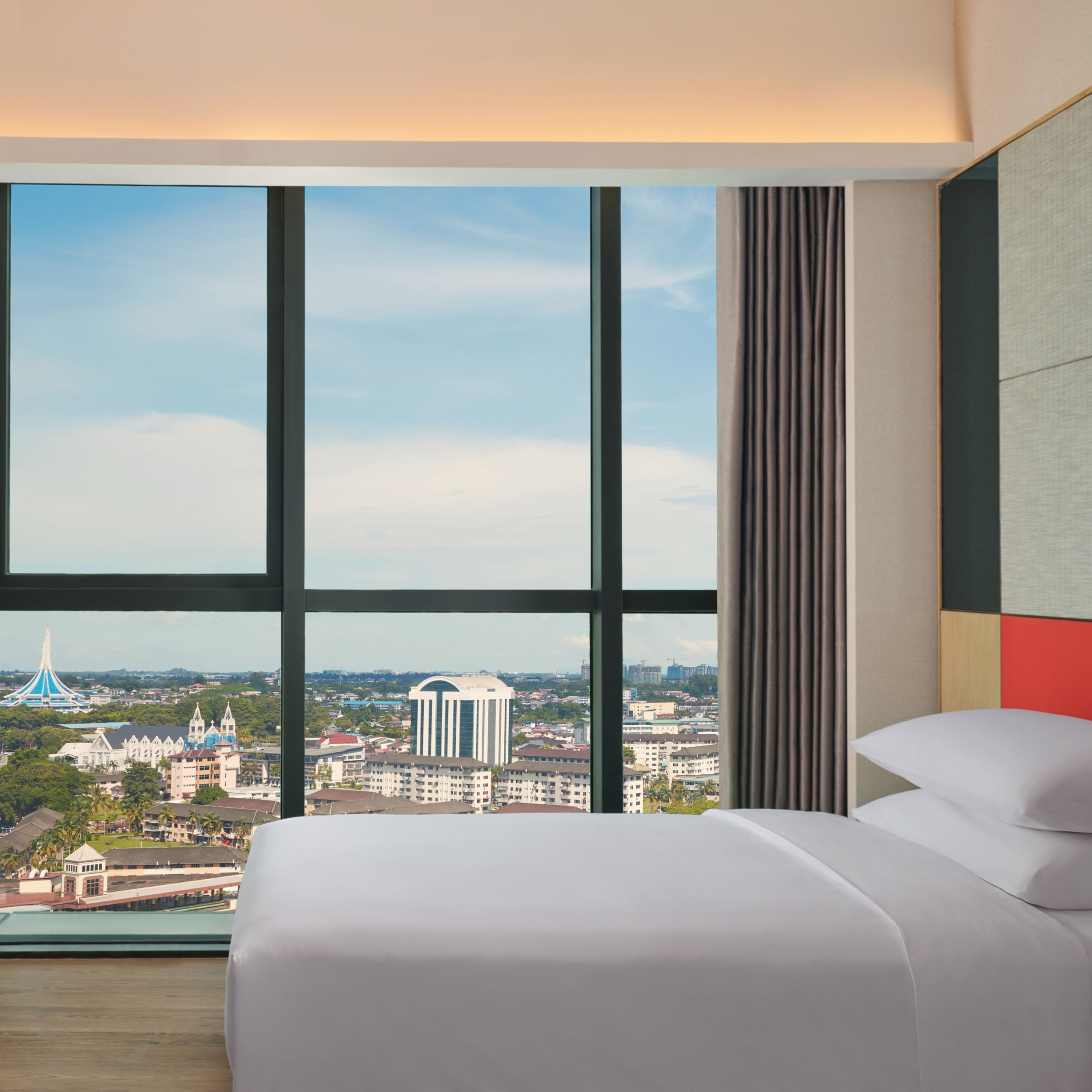 Superior Twin Room, with city view.