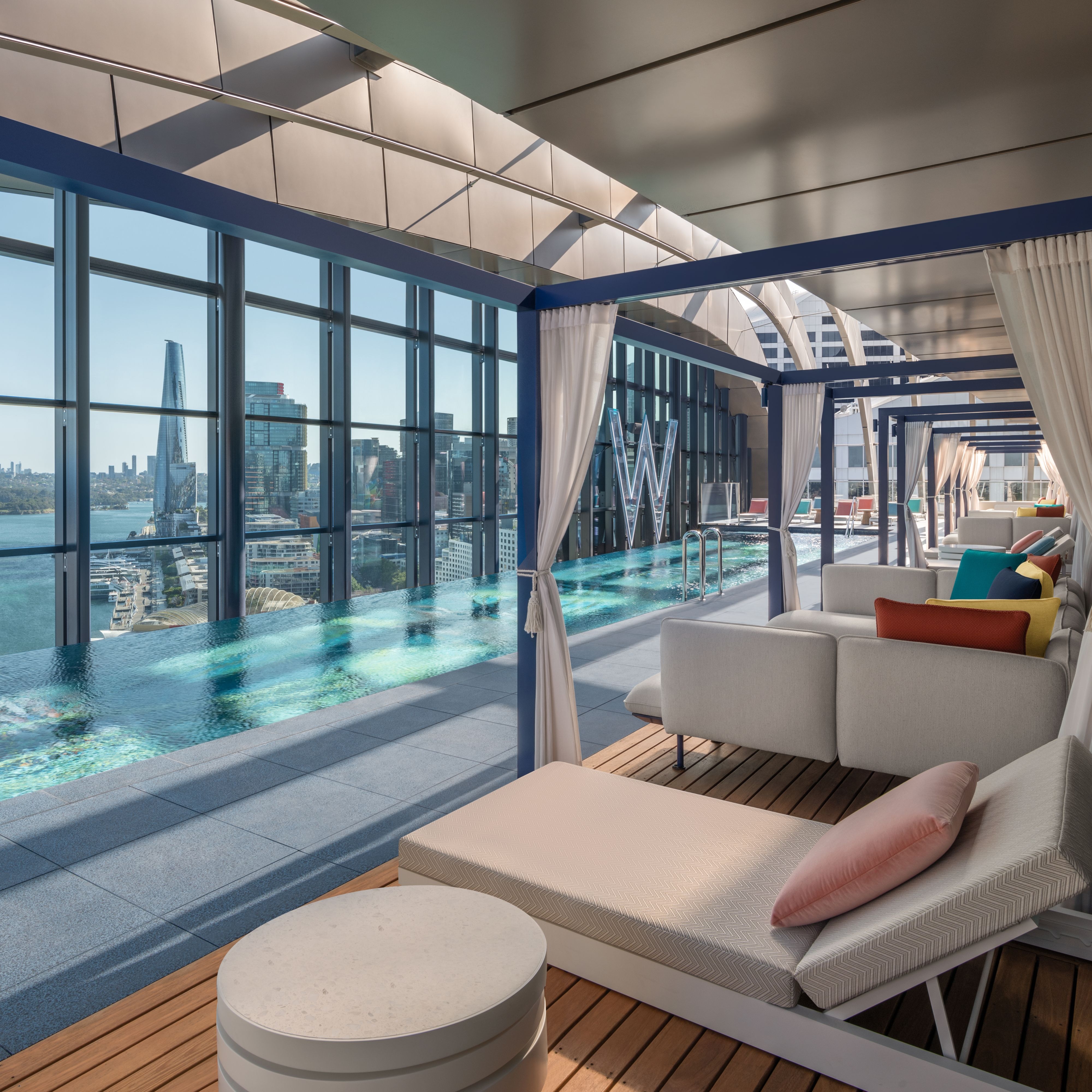 Rooftop Open-Air Pool Overlooking Darling Harbour