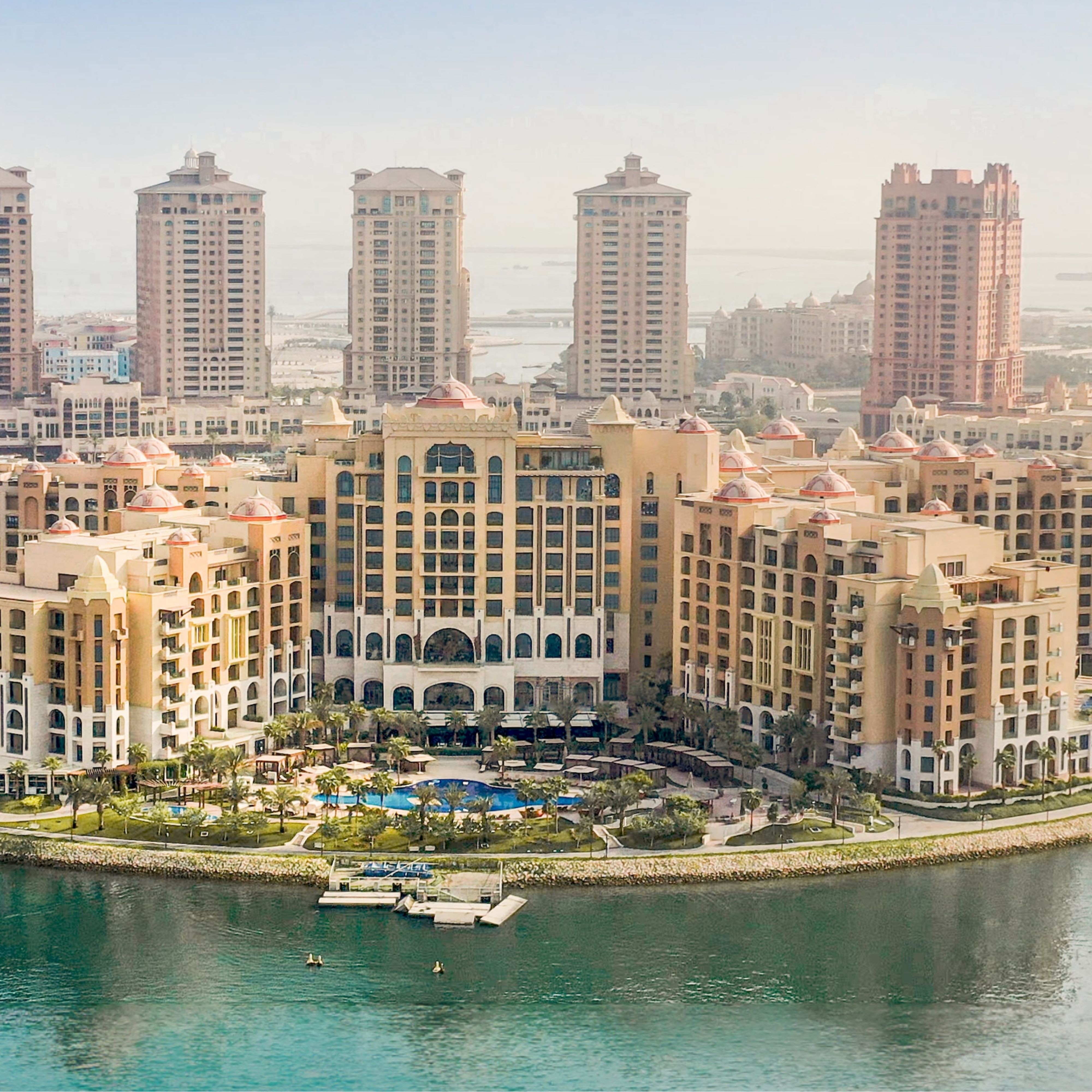 酒店无人机航拍图