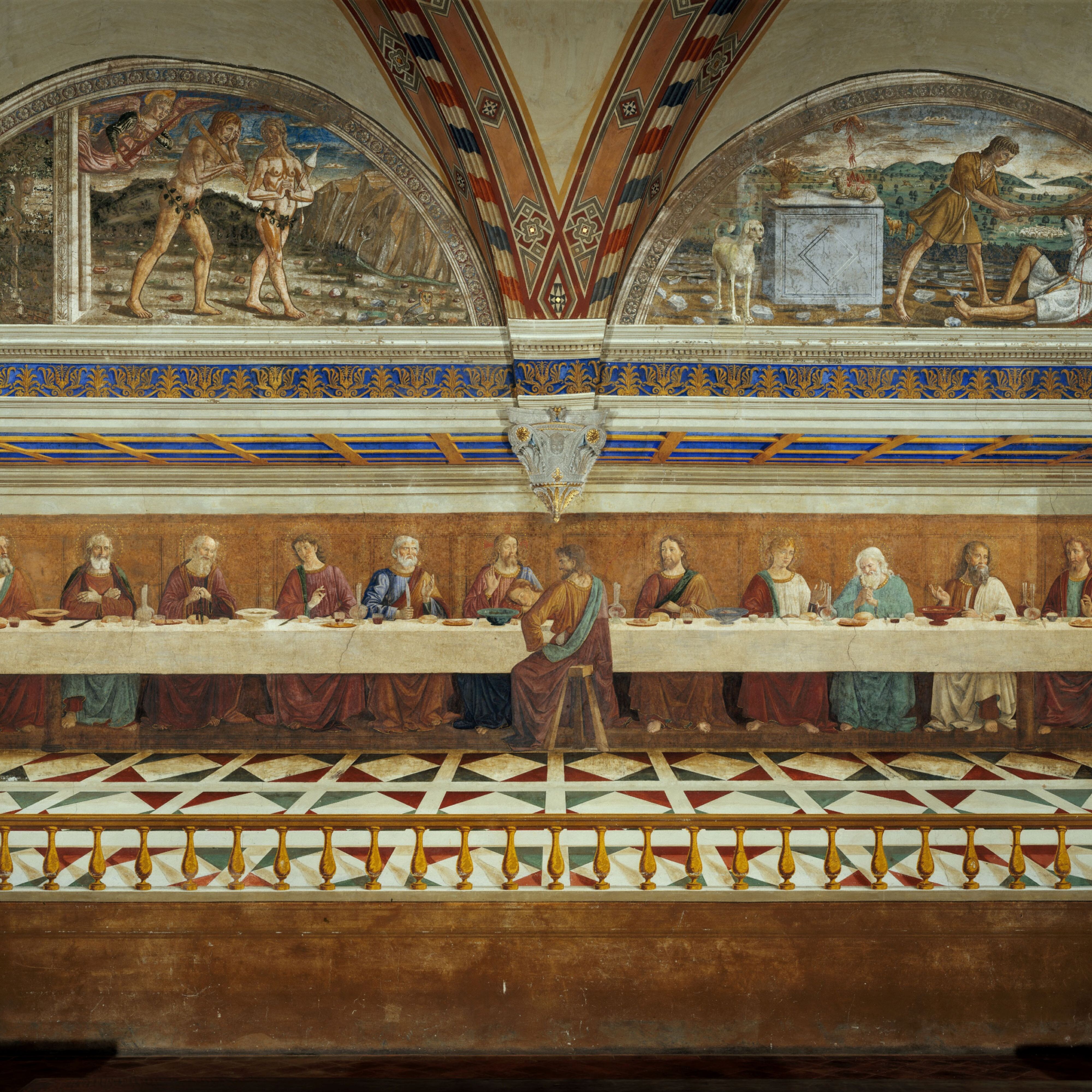 《最后的晚餐》 - 多梅尼科・基尔兰达约（Domenico Ghirlandaio）